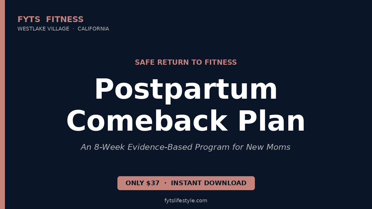 FYTS Postpartum Comeback Plan cover